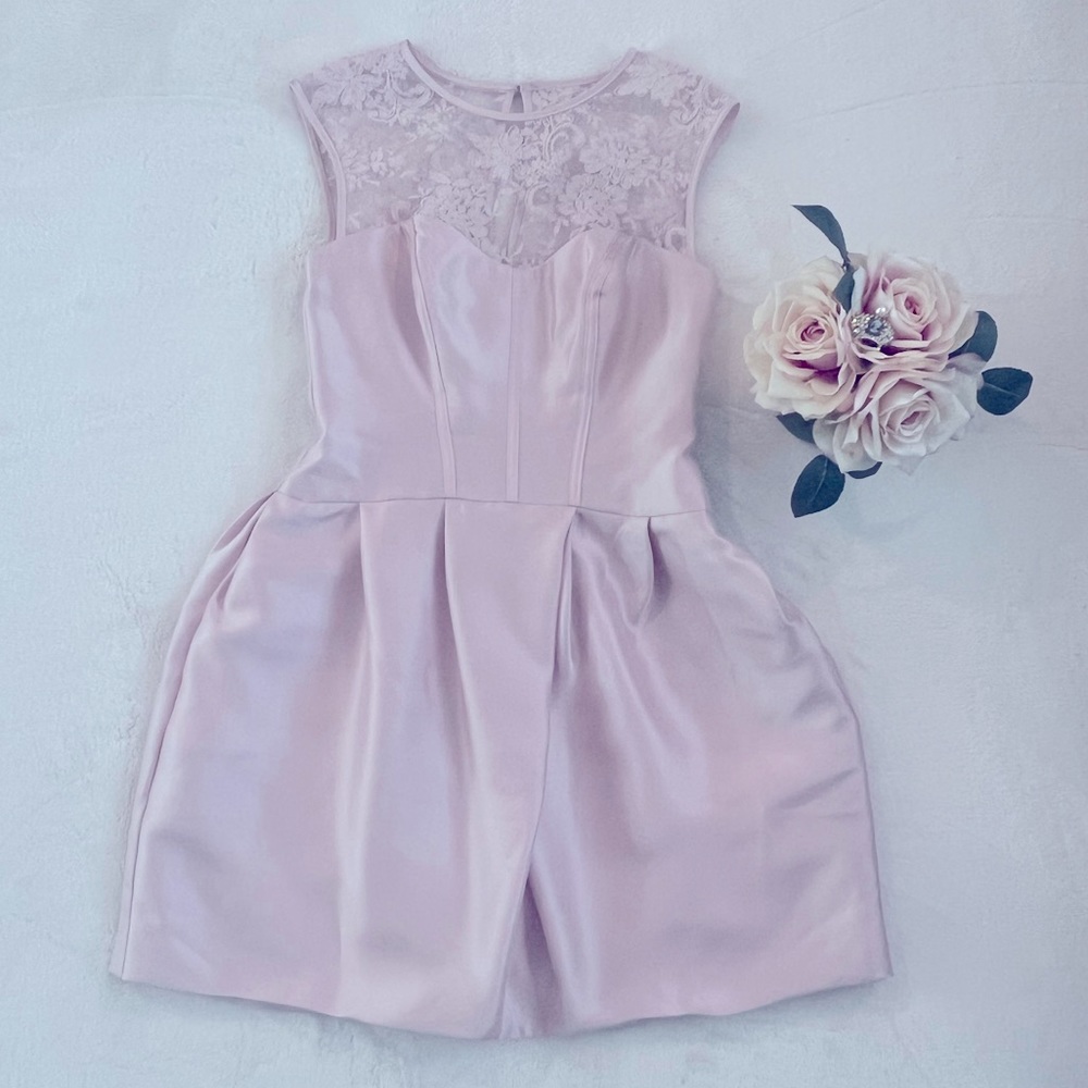 Selling a light pink mini dress.